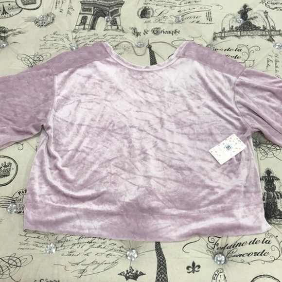 Free People Valerie Velour Top - Picture 3 of 6